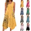 Women's Casual Dress For Summer Tank Dress Loose Beach Dress With Pockets Flare Midi Sundress