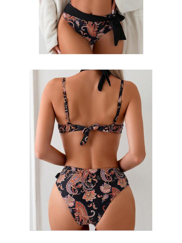 European & American Hot-Selling Sexy Two-Piece Bikini for Women - High-End Beach Swimwear