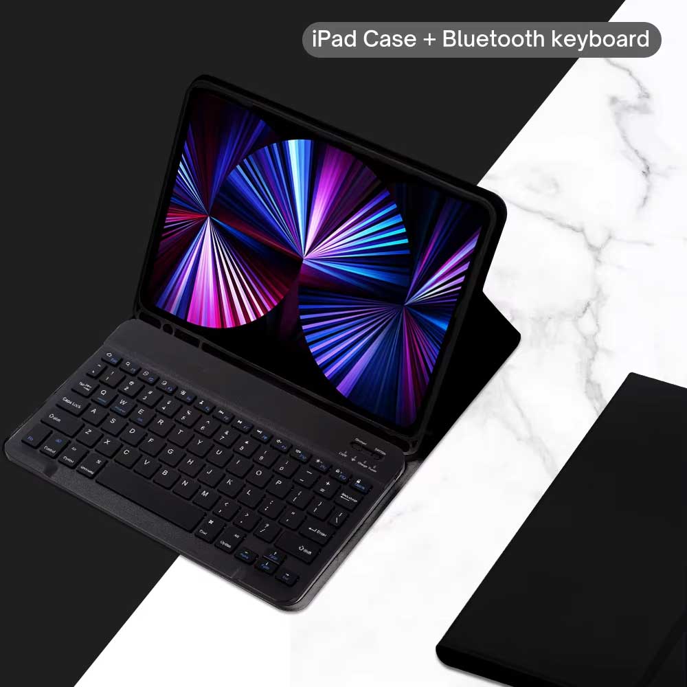 Tablets Toetsenbordhoes Voor iPad 10e 11e A16 Generatie Air 11 Air 4 5 10.2 9/8/7e 10.5 9.7 Pro 12.9 13 11 Mini 6 7 Cover iPad mini 6 7