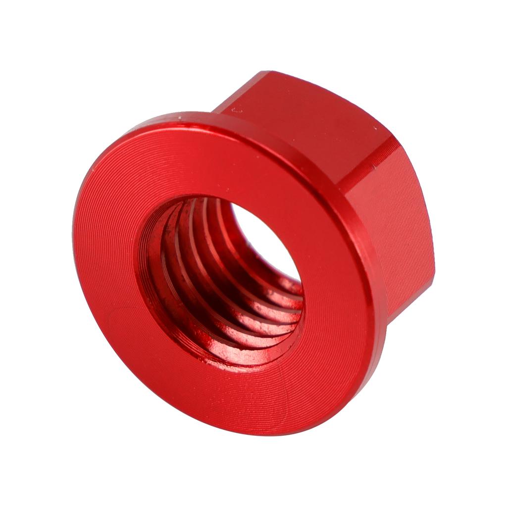 Zestaw Nakrętek Zębatki Tylnej M10x1.5mm Czerwony Do Aprilia RSV RSV4 1000R Factory 2004-2016