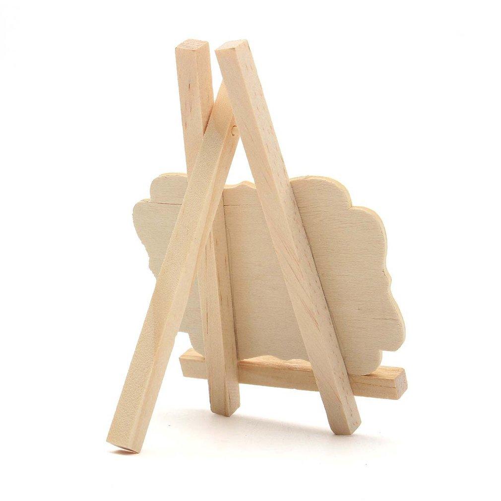Wooden Blackboard Universal Message Board 10 Pcs/set Mini Chalkboard Portable Wedding Party Decor Decorative Parts