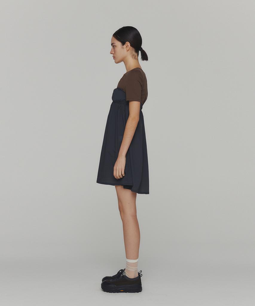 Amomento Corset Mini Dress_Charcoal