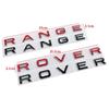 New 3d ABS Logo Range Rover Letters Car Front Hood Badge Trunk Sticker For Range Rover L322 L320 Dicsovery Sport Velar Evoque