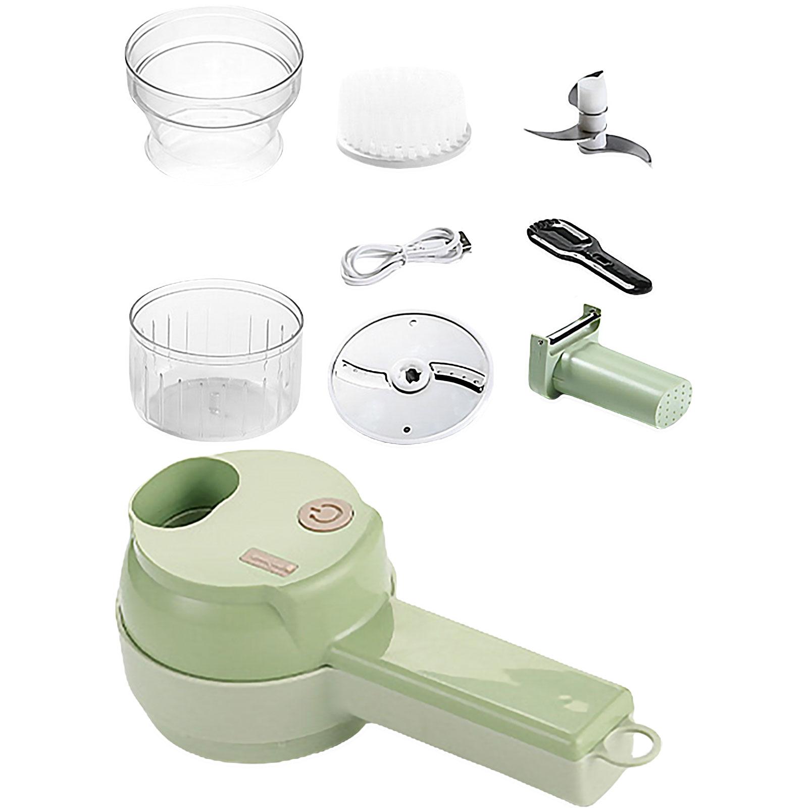 Convenient Electric Food Slicer and Garlic Crusher Accessory Electric Food Processors Slicer Chopper Mincer and Stirrer