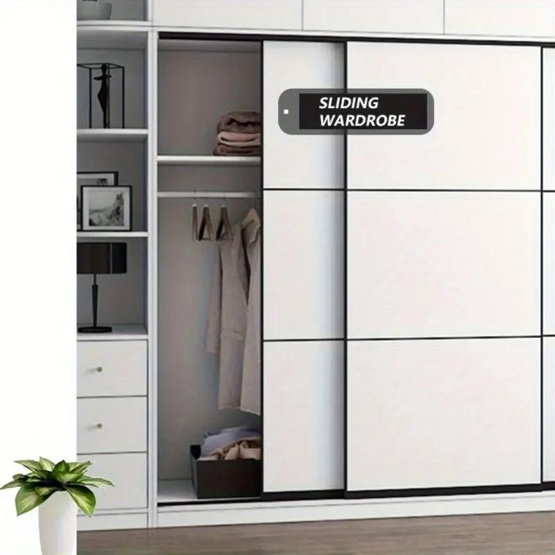 1/3/5/10PCS L-shaped Magnetic Door Closer Self-adhesive Invisible Cabinet Door Suction Wardrobe Magnetic Strip Patch Door Stopper