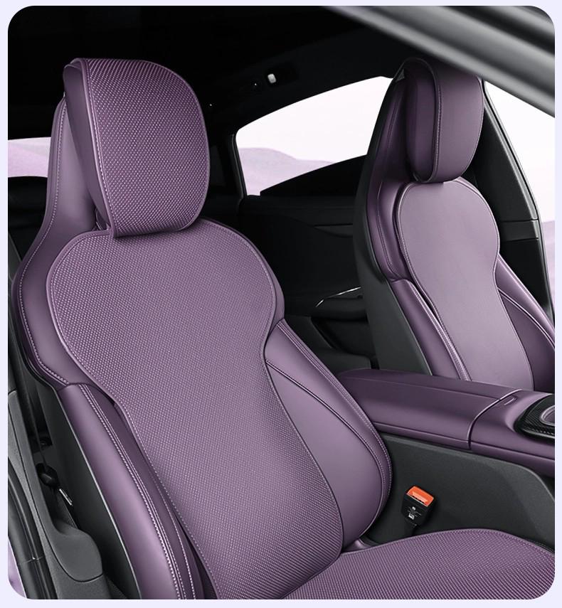 All-Season Universal Leather Seat Cushion for Xiaomi SU7 - Car Protection Pad & Interior Accessory