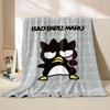 Bad Badtz Maru Black Blanket 4 Season Soft Fluffy Throw King Size Blanket  Adult Sofa Bed Blanket Cover Travel Throw Gift#(2)