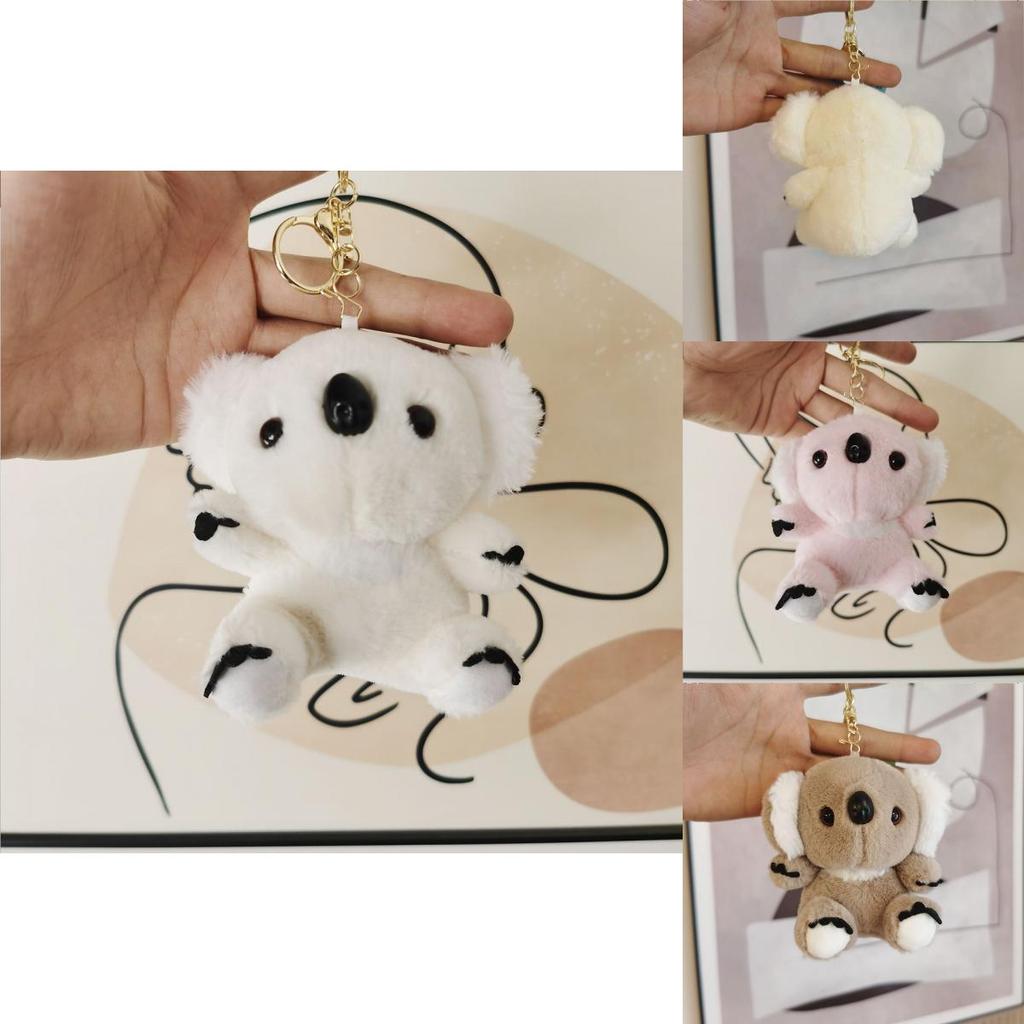 Adorable Koala Plush Keychain Soft Toy Cute Animal Doll Bag Charm For Couples