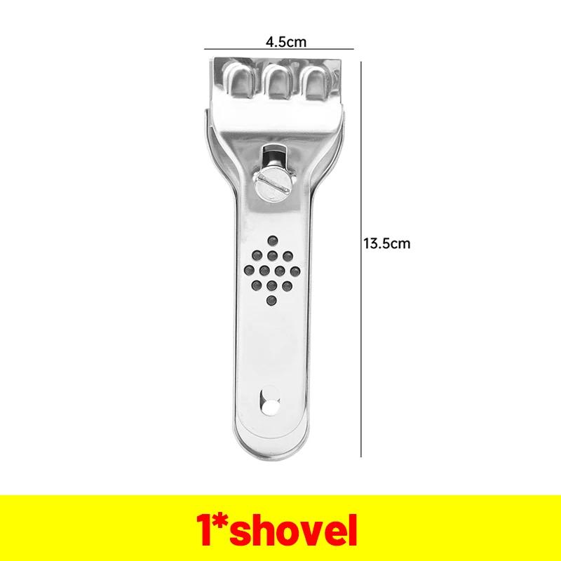 

Stainless Steel Cleaning Scraper with Blade for Kitchen Ceramic Tile Hob Glass Glue Sticker Remover Heavy Dirt Clean Shovel Tool