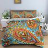 Exotischer Blumendeckenbezug Böhmen Mandala Bettbezug Mikrofaser Geometrisches Bettwäscheset King Full Für Teenager Erwachsene Zimmerdekor