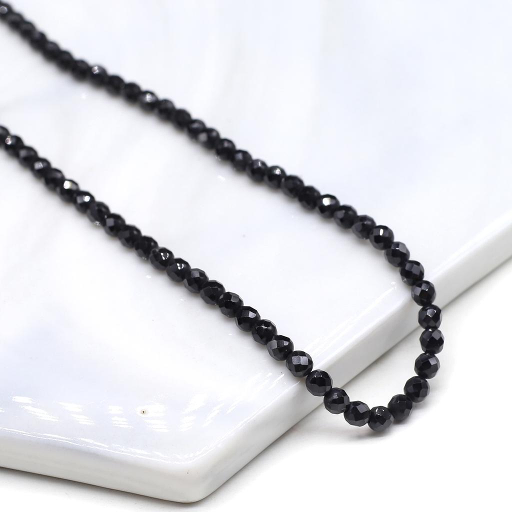 Natural Stone Faceted Beads Zircon Small Beads 4 MM Charms For Jewelry Making DIY Necklace Bracelet Earrings Accessory