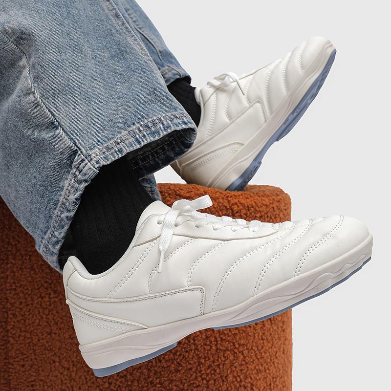 Autumn New Solid Color Comfortable Mens Casual Shoes Anti Slip Breathable Sports Shoes Wrapped Daily Commuting Walking Shoes