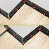 12 Aluminum Alloy Folding Ruler For Tile Positioning Opening Manual DIY Measuring Ruler Multi-Functional Measuring Ruler