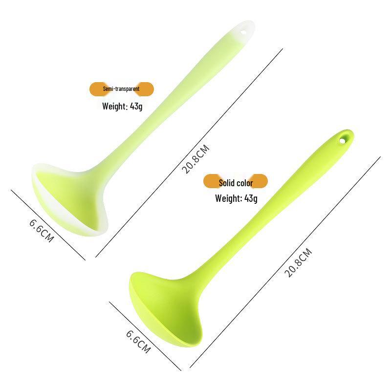 Silikon Antihaft Semi-transparent Babykostschöpflöffel