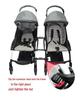 Zwillingskinderwagen-Verbindungsstück für dasselbe Modell - Einzelkinderwagen in Doppelkinderwagen für zwei Babys umwandeln
