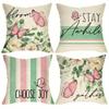 Idyllic Floral - Butterfly Pillow Covers with Uplifting QuotesLiving Room Sofa Cushion Cover, Room Decoration