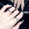 Light Luxury Niche Design Sense Opening High-End Sense Ring Women'S Fashion Personality Exquisite Index Finger Ring Couple Ring