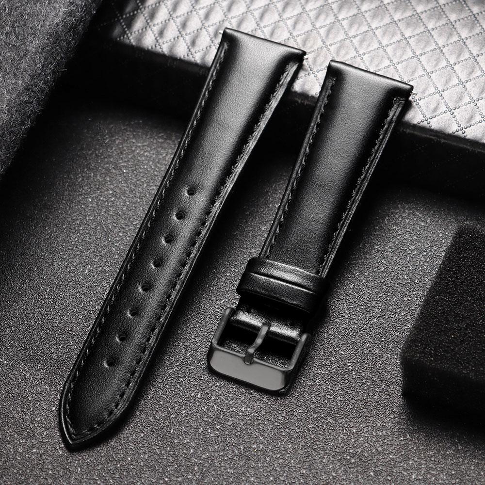 Genuine Calfskin Leather Watch Strap Pin Buckle Quick Release Business Watchband 12mm 14mm 16mm 18mm 20mm 22mm Wristwatch Band