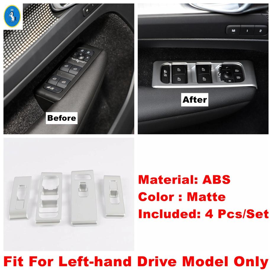 Matte Car Accessories Pillar A Speaker / Gear Box / Water Cup Holder / Air AC Vents Outlet Cover Trim For Volvo XC40 2018 - 2025