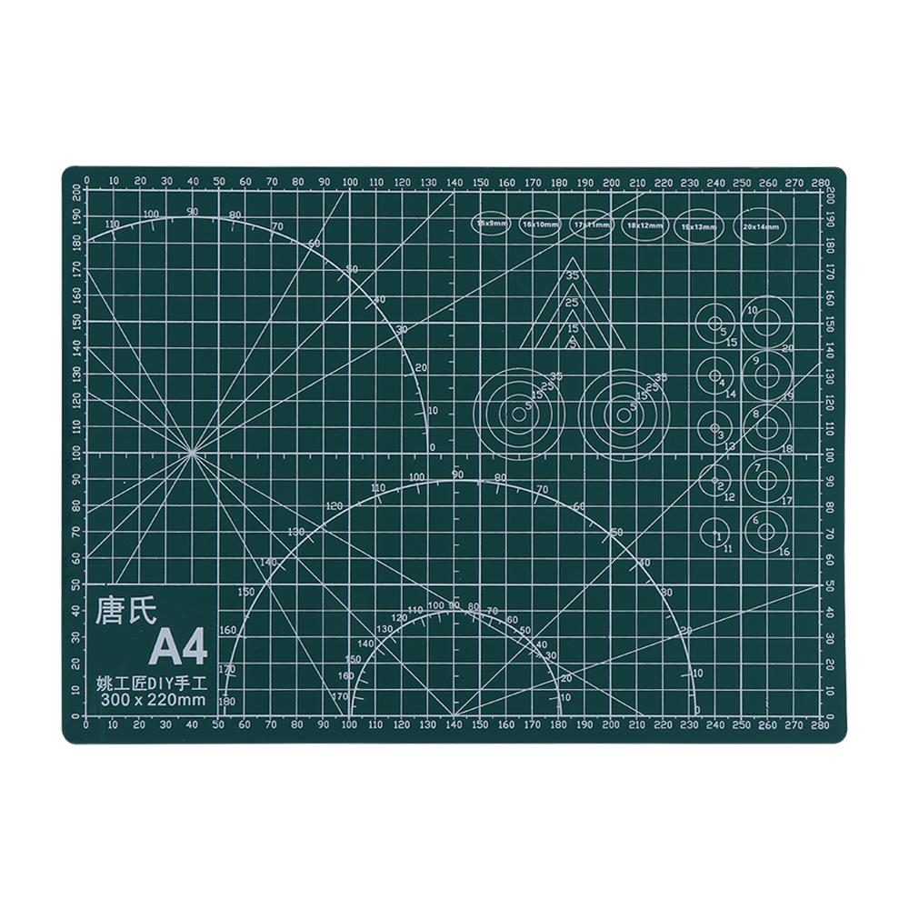 Non-slip School Supplies Sewing Tool Card A4 Grid Lines Cutting Mat Paper Board Cutting Plate