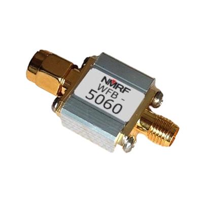 SMA Bandpassfilter 5500MHz 3dB 1200M Bandbreite Dediziertes Empfängermodul 50Ohm Bandpassfilter 4900-6100Mhz