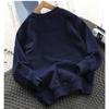 Boy's Cartoon Pure Cotton Hoodie T-shirt for Spring and Autumn New Style, Loose and Versatile Casual Top for Children, Medium and Large Size