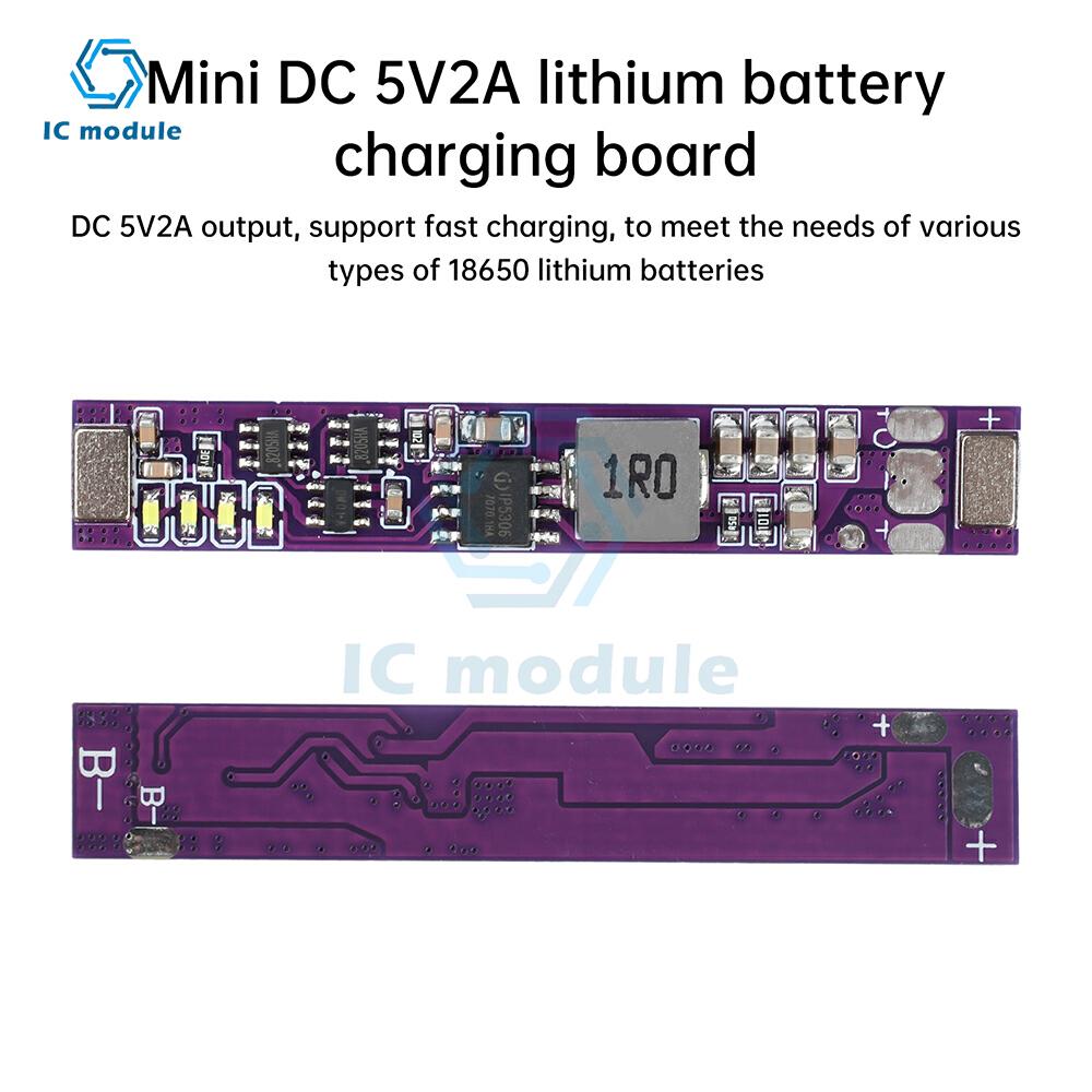 Mini DC 5V 2A Lithium Battery Charging Board 18650 Lithium Battery Boost Charging and Discharging Integrated Module