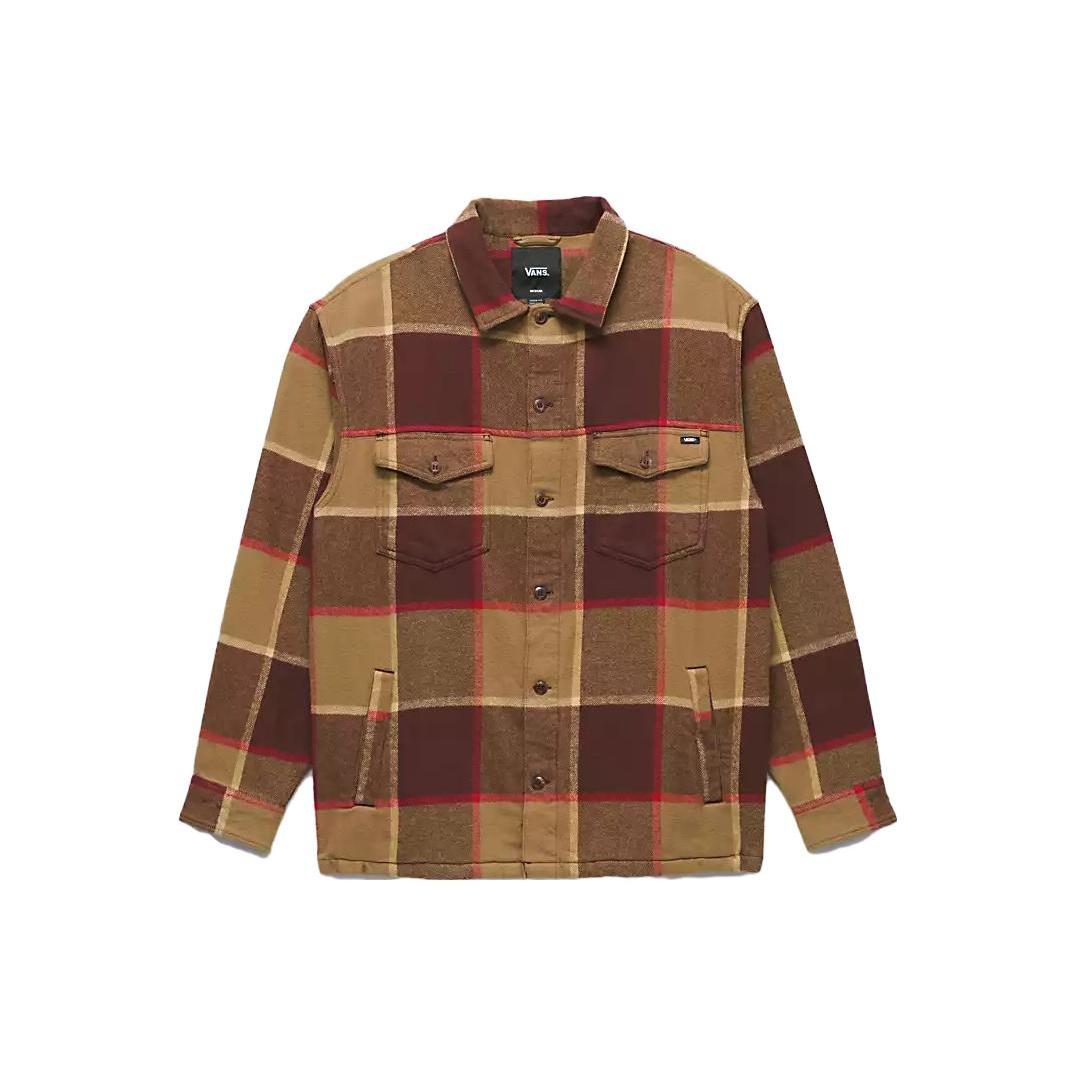 Vans Norbeck Long Sleeve Shirt Bitter Chocolate Men s VN000AAYCLY M