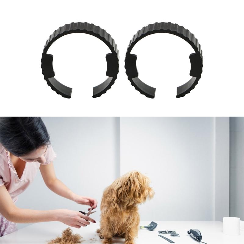 2Pcs Pet Grooming Dryer Connector Pipe Joint Clamp Dryer Hose Spare Rings Quick Connect Tube Clips for Pet Hair Dryer