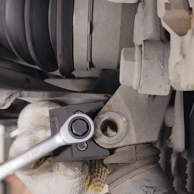 Werkzeug zum Auseinanderziehen der Radaufhängung, zum Spreizen der Achsschenkel und zum Entfernen der Federbeine sowie hydraulischer Stoßdämpfer