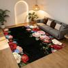 Floral Border Living Room Nonslip Area Rug Soft Carpet For Bedroom Game Playroom Sofa Office Home Decor Doormat Christmas Gift C929278