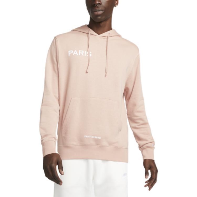 Nike Paris Saint-Germain French Terry Football Hoodie Pink rose Men s DN1317-609 XXL