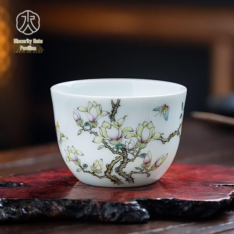 Chengdexuan Jingdezhen Hand-Painted Ceramic Master Teacup