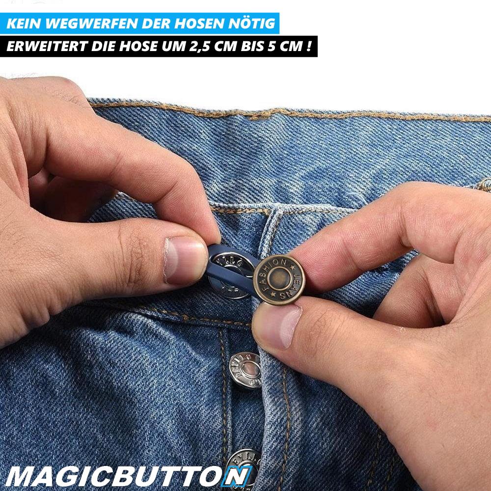 MAGICBUTTON Trouser Waistband Extender Unisex [5 Pcs]