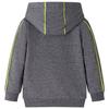 Kids' Zip-up Hoodie Sweatshirt Heather Grey 92/104/116/128/140