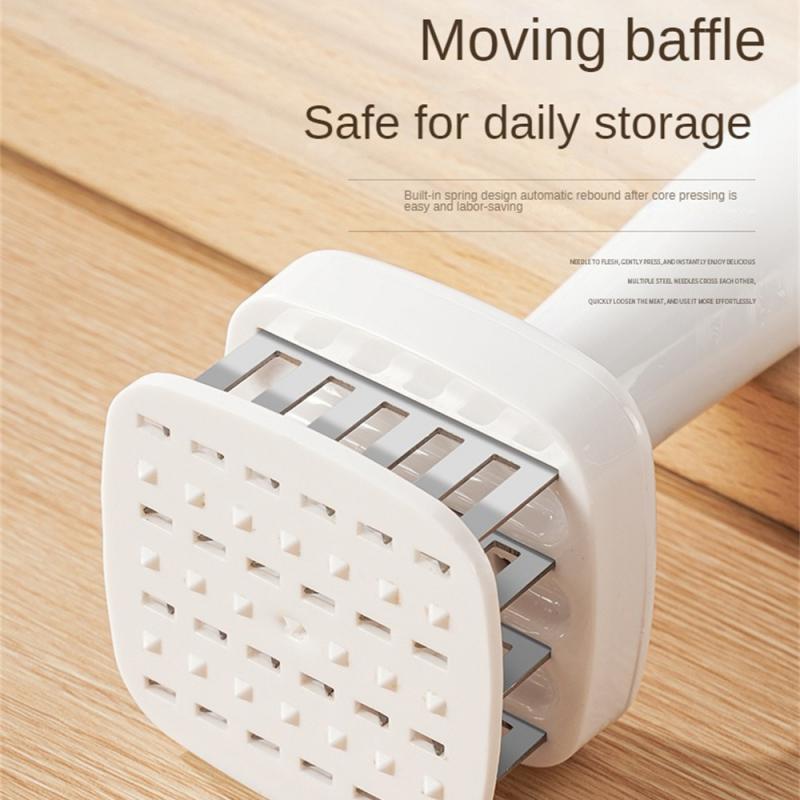 Tender Meat Hammer Automatic Rebound Enhance The Taste Of Meat Ease Of Use Sharp Needle Tip Easy And Tasty Efficient Meat Hammer