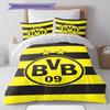 BVB Pattern Bedding,Quilt Set Quilt Cover Pillowcase Home Birthday Gift (1 * Duvet Cover + 2 * Pillowcase, Without Core)