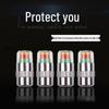 Set of 4 Visual Tire Pressure Monitoring Caps w/ Warning Indicator