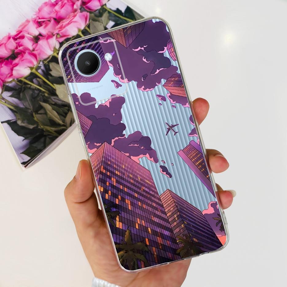 Für Realme C30 Hülle Realme C30s RMX3690 Stilvolle Candy-Lackierte Abdeckung Weiche Dünne Handyhülle Für Realme C30s C 30 s RealmeC30 Bumper