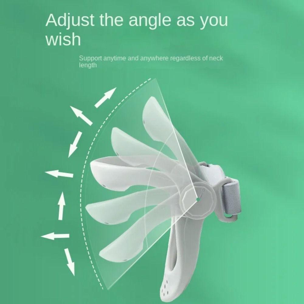 Convenient Adjustable Neck Brace Foldable Lightweight Neck Posture Corrector Comfortable Breathable Repair Neck Guard Work