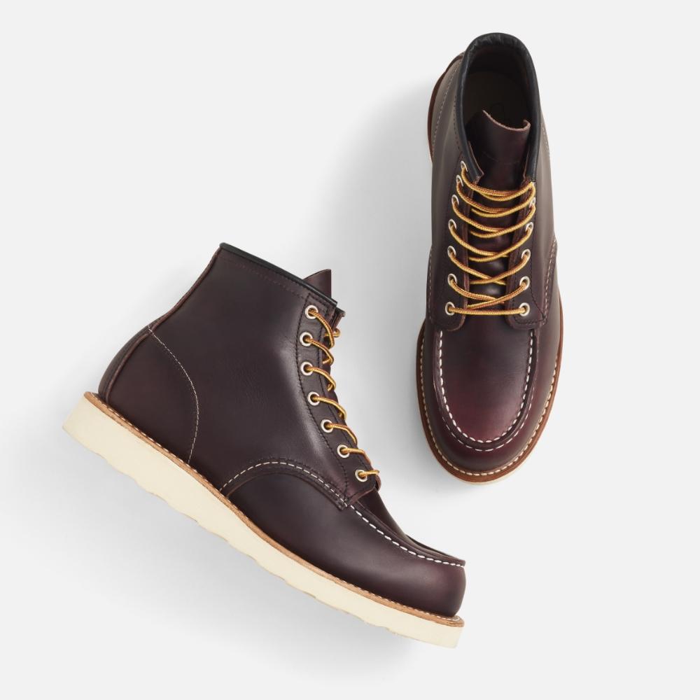 Redwing 6-Inch Moc Toe 8847 - Black Cherry Excalibur