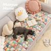 Hot Selling Retro Pastoral Style New Pure Cotton Mantou Sofa Cushion Colored Anti Slip Thick Anti Cat Scratch