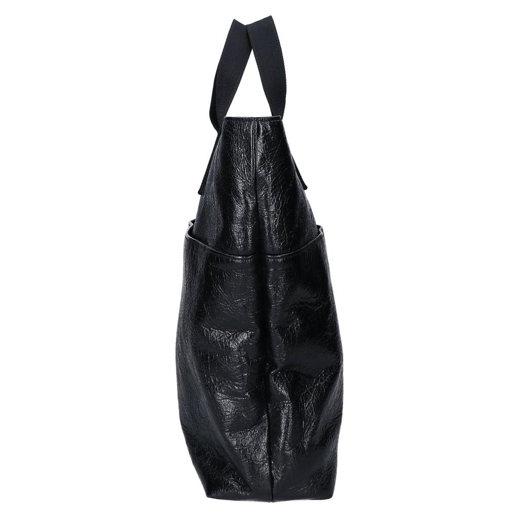 Balenciaga 638804 1VG87 Arena Lambskin Explorer Tote Bag blackUsed