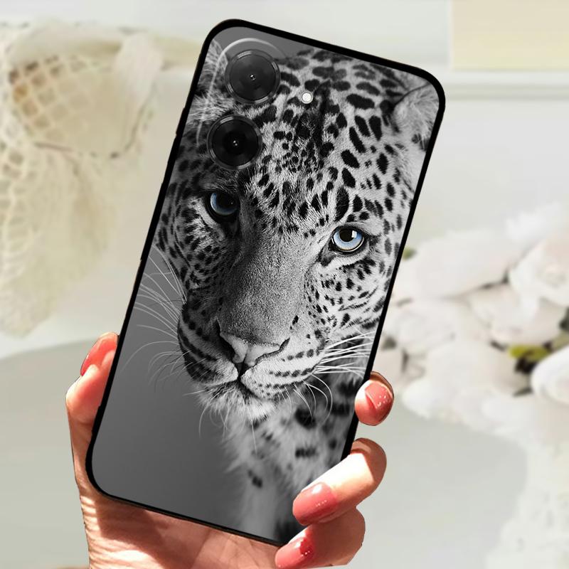 Phone Cases For Poco C71 4G Bumper Soft TPU Back Cover Case For Xiaomi Redmi A5 4G Cartoon Animal Shockproof Silicone Funda Capa