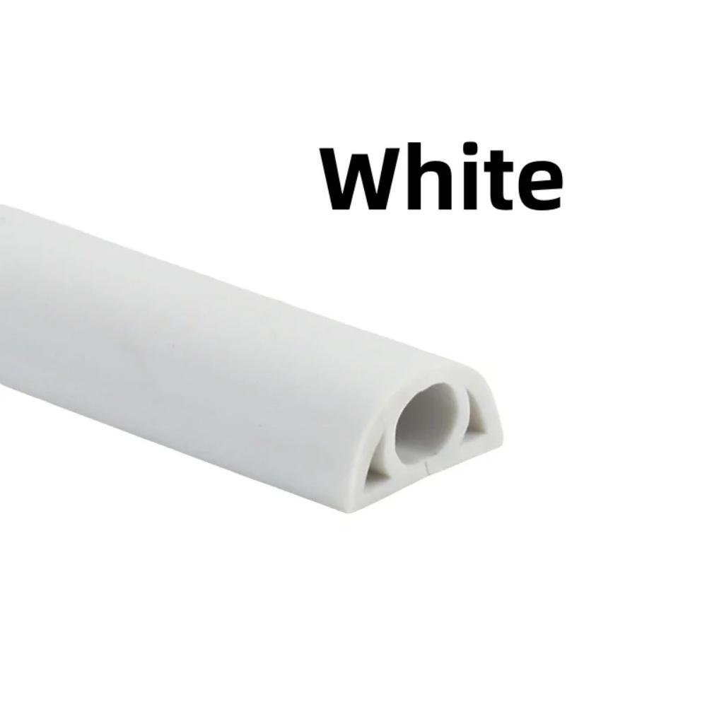 

1pc 1m/2m/3meters Protector Floor Cable Raceway Cable Concealer Wire Hiders Duct Wall Cord Cover Sleeve Wall Mount Cords Wires 1m білий
