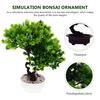 HANABASS Artificial Bonsai Pine Fake Potted Welcoming Tabletop No Maintenance Never Japanese Zen Tree Greenery Plant Pine Direct from Japan
