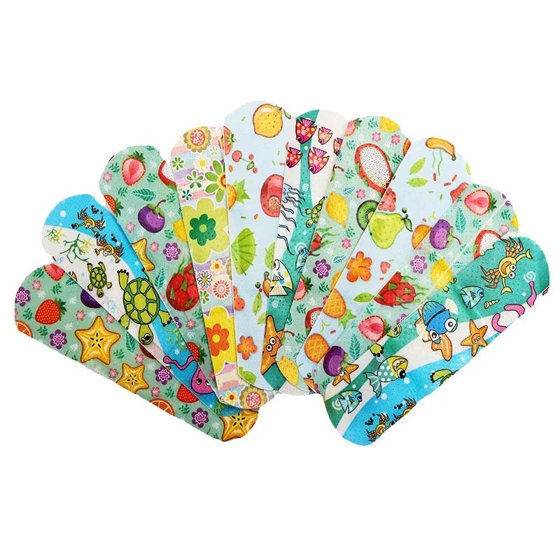 Cartoon animal patterns, waterproof, hemostatic, children's stickers, self-adhesive bandages, band-AIDS.
