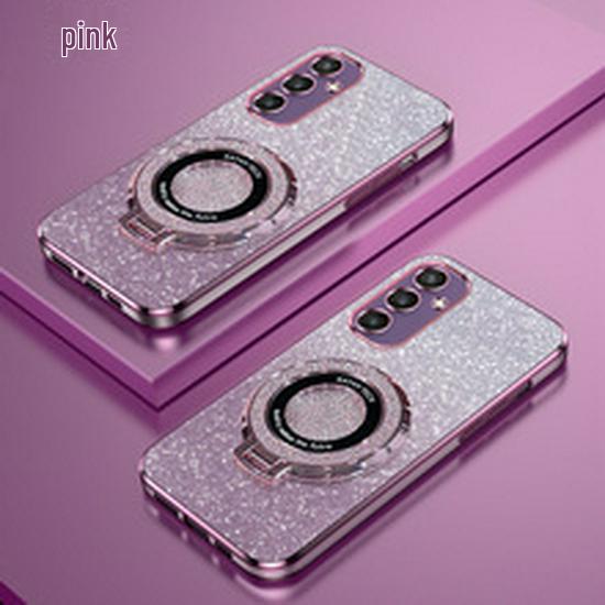 iPhone 16 Pro Carbon Fiber Case with Magnetic Double Ring Stand