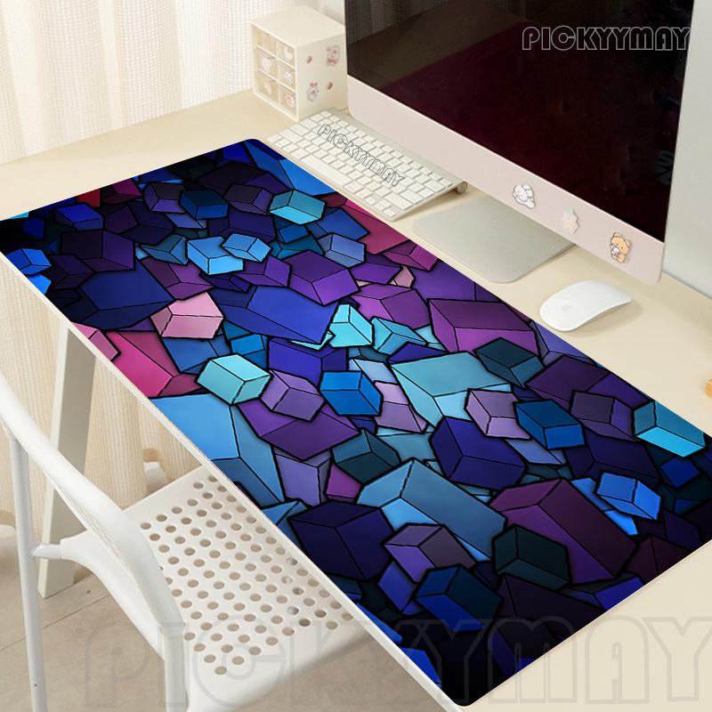 Hexagon Mouse Pads Gaming Mousepad Gamer Mouse Mat Keyboard Mats Desk Pad Geometric Mousepads XXL xcm For Computer