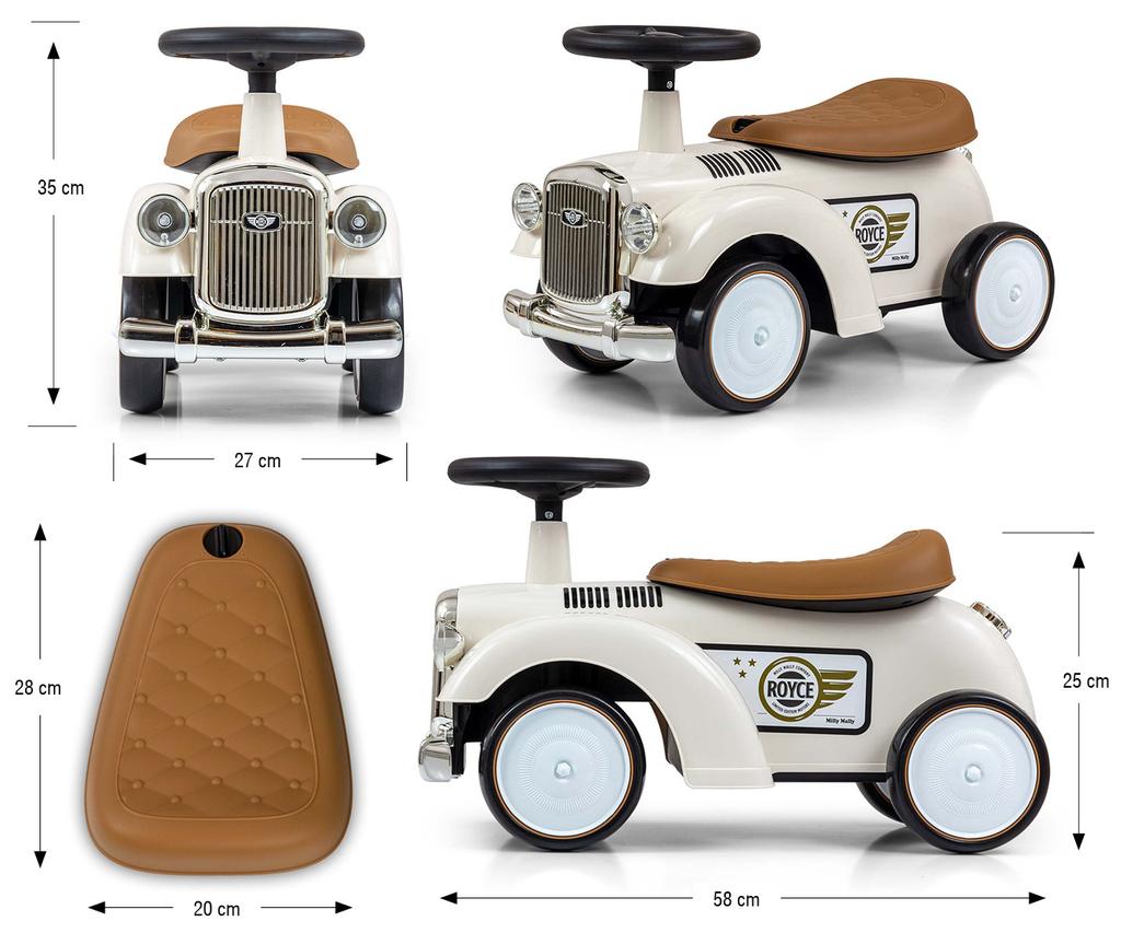 MILLY MALLY Royce white vehicle
